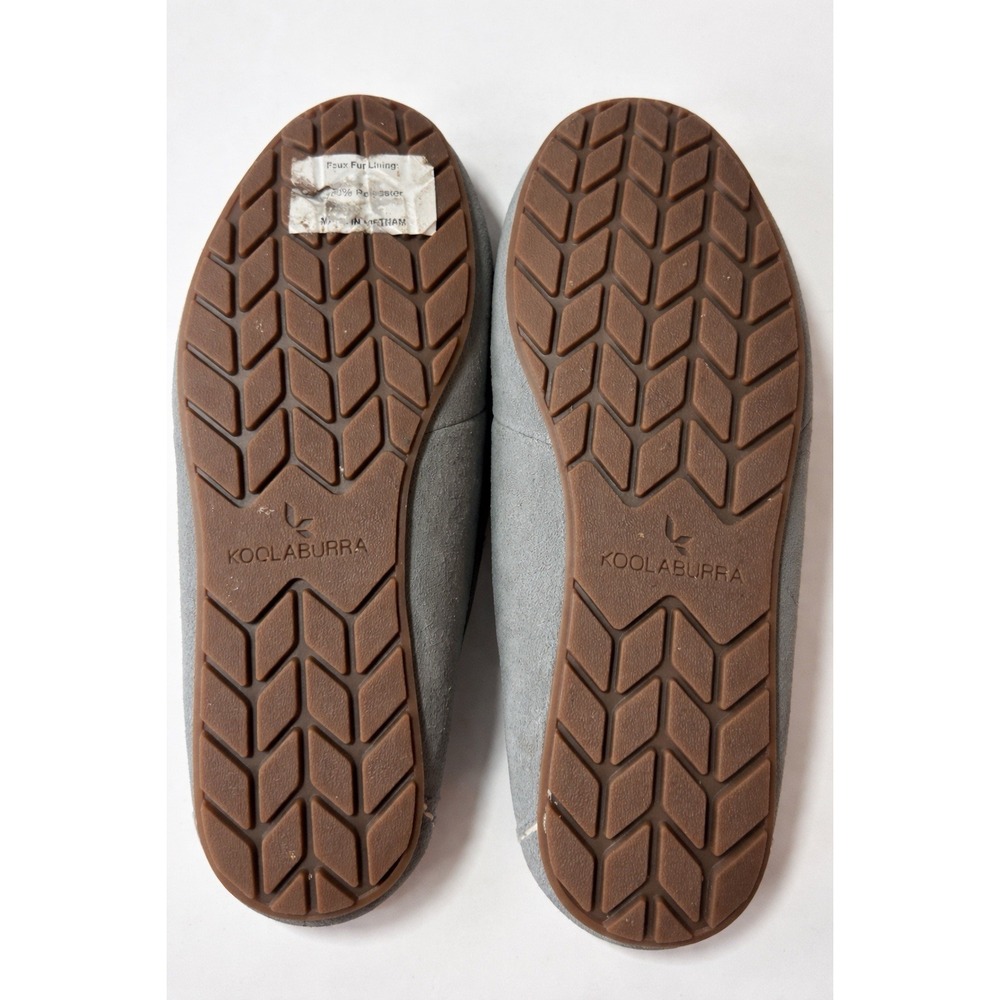 Koolaburra by UGG Lezly Wild Dove Gray Womens Suede Faux Fur Moccasin Slippers 6 - Picture 5 of 5
